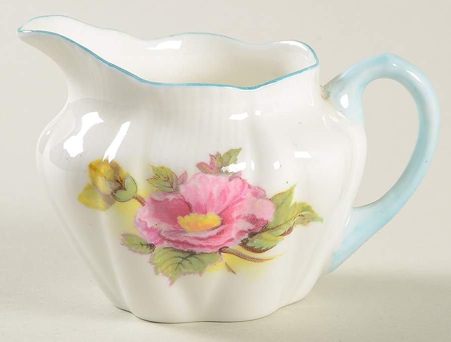 Begonia (Dainty Shape) Individual Creamer by Shelley-1