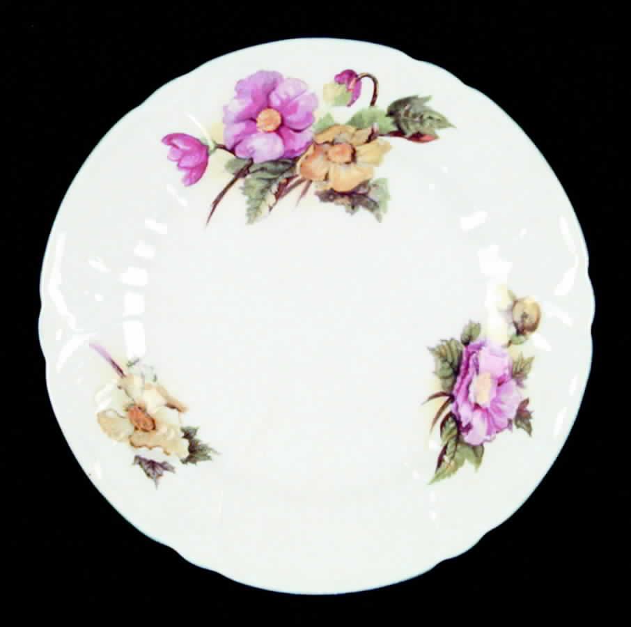 Begonia (Oleander Shape) Bread & Butter Plate by Shelley-1