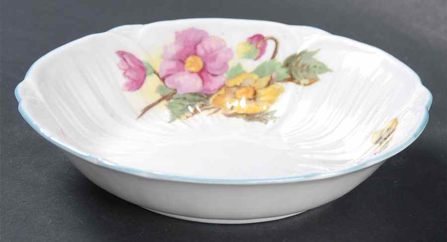 Begonia (Oleander Shape) Fruit/Dessert (Sauce) Bowl by Shelley-1