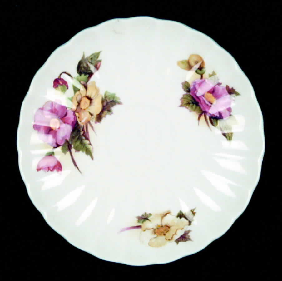 Begonia (Ribbed) Saucer by Shelley-1