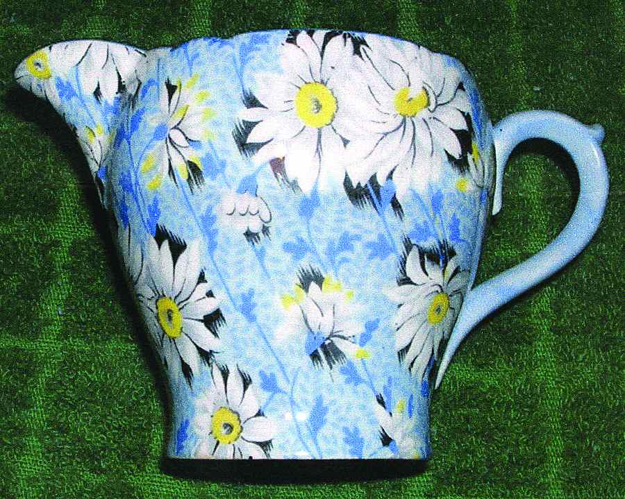 Blue Daisy Creamer by Shelley-1