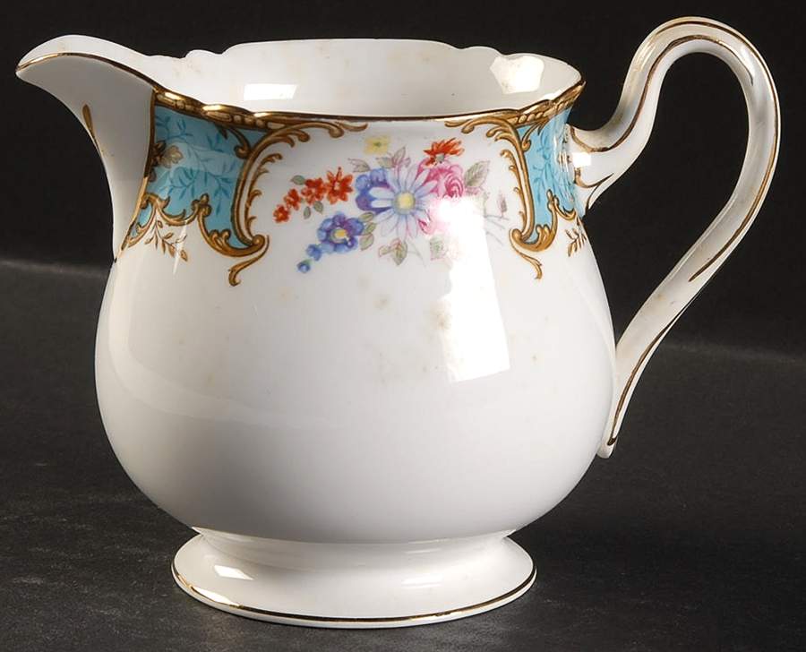 Blue Empress Creamer by Shelley-1
