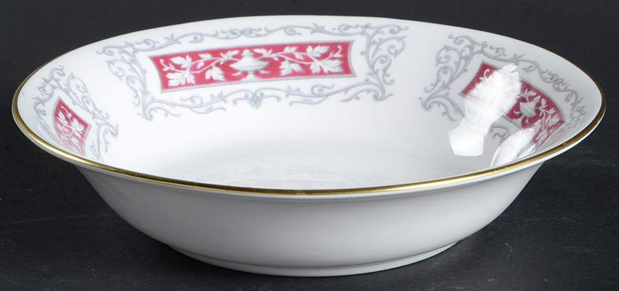 Blenheim Maroon Coupe Soup Bowl by Shelley-1