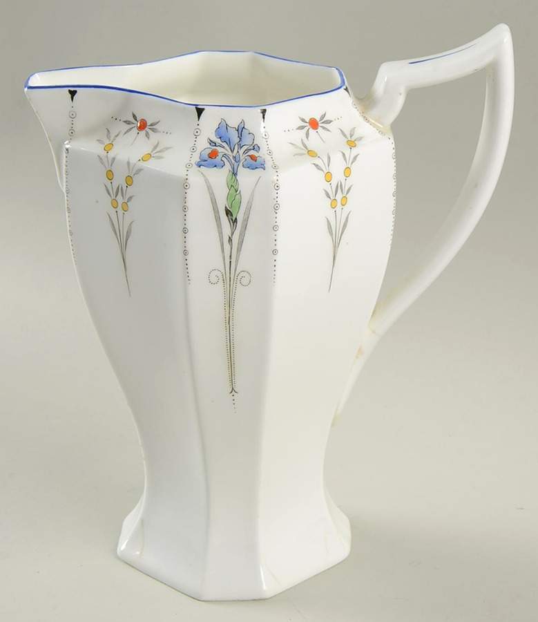 Blue Iris 32 Oz Pitcher by Shelley-1