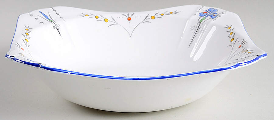 Blue Iris 8" Round Vegetable Bowl by Shelley-1