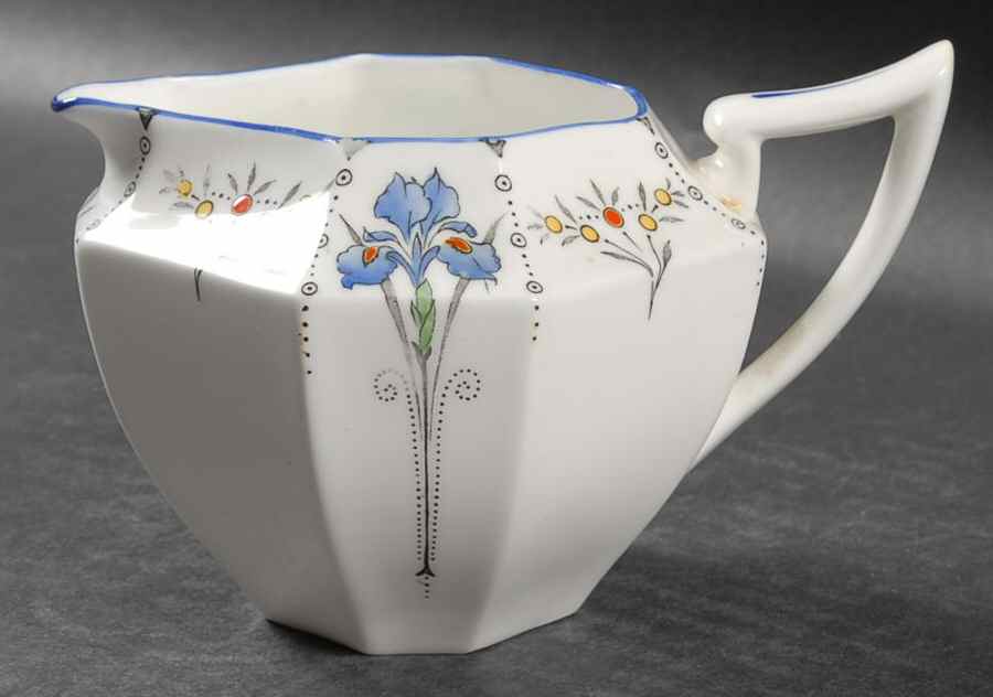 Blue Iris Creamer by Shelley-1
