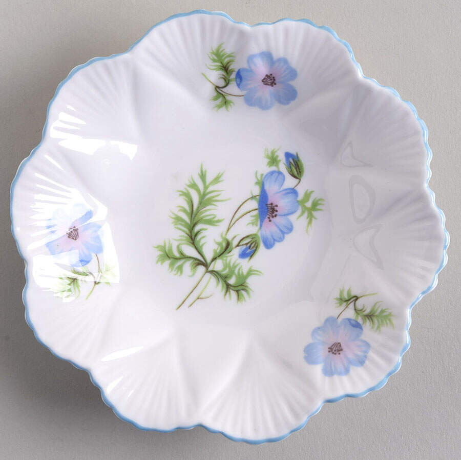 Blue Poppy (Dainty) Bon Bon by Shelley-1