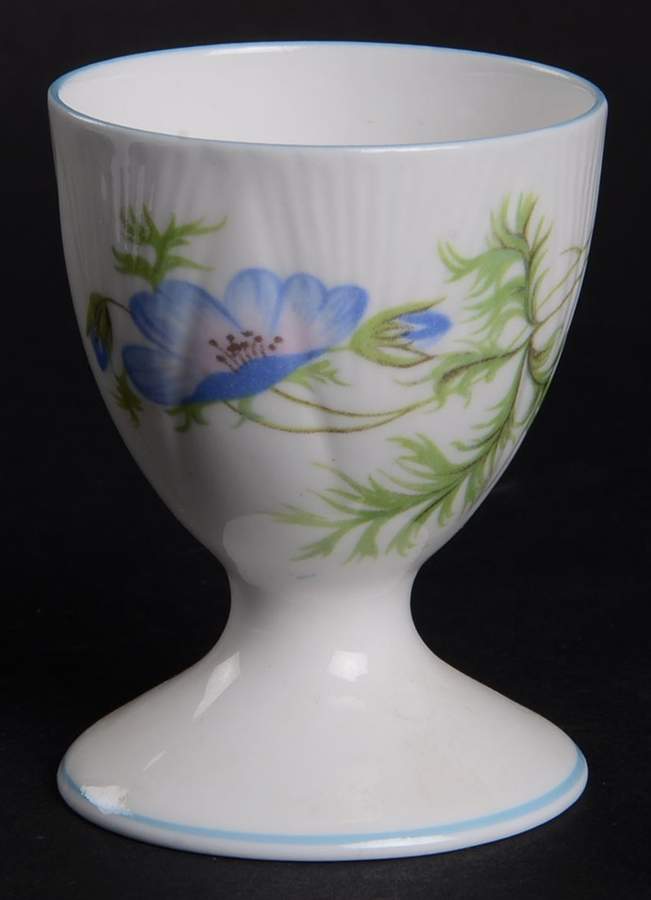 Blue Poppy (Dainty) Single Egg Cup by Shelley-1