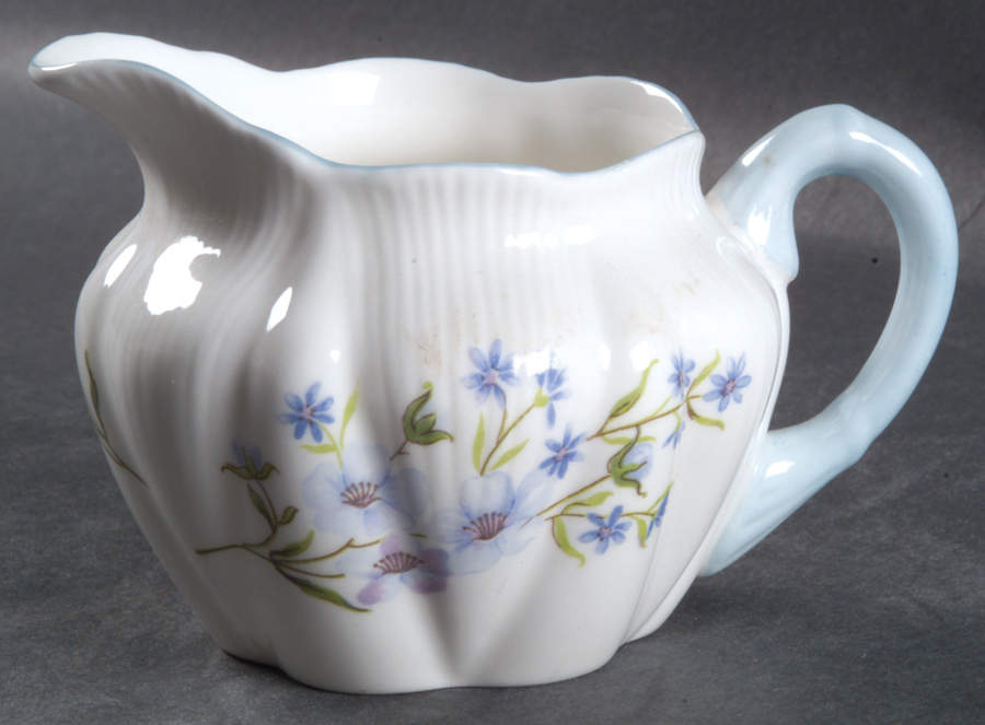 Blue Rock (Dainty Shape) Creamer by Shelley-1