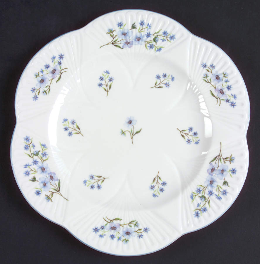 Blue Rock (Dainty Shape) Luncheon Plate by Shelley-1