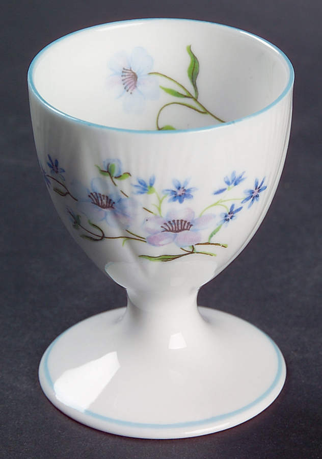 Blue Rock (Dainty Shape) Single Egg Cup by Shelley-1