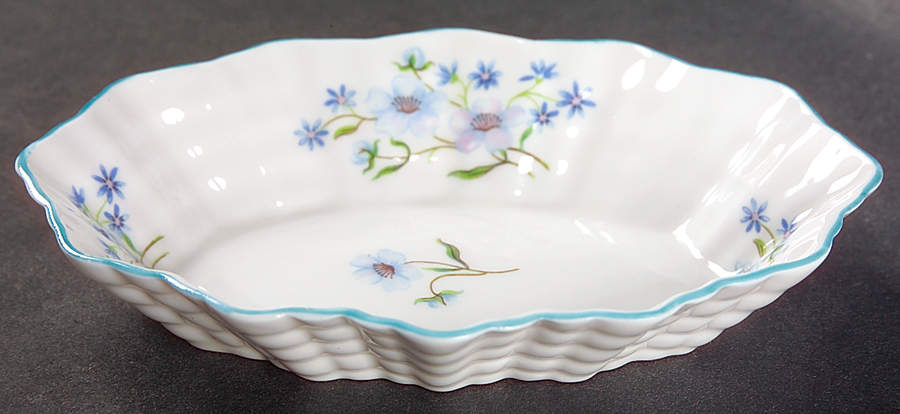 Blue Rock (Dainty Shape) Sweet Meat Dish by Shelley-1