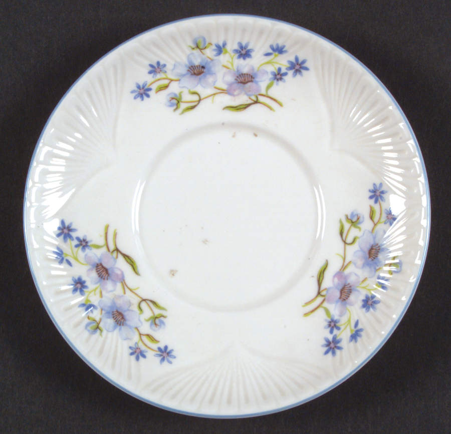 Blue Rock (Dainty Shape) Mustard Underplate by Shelley-1