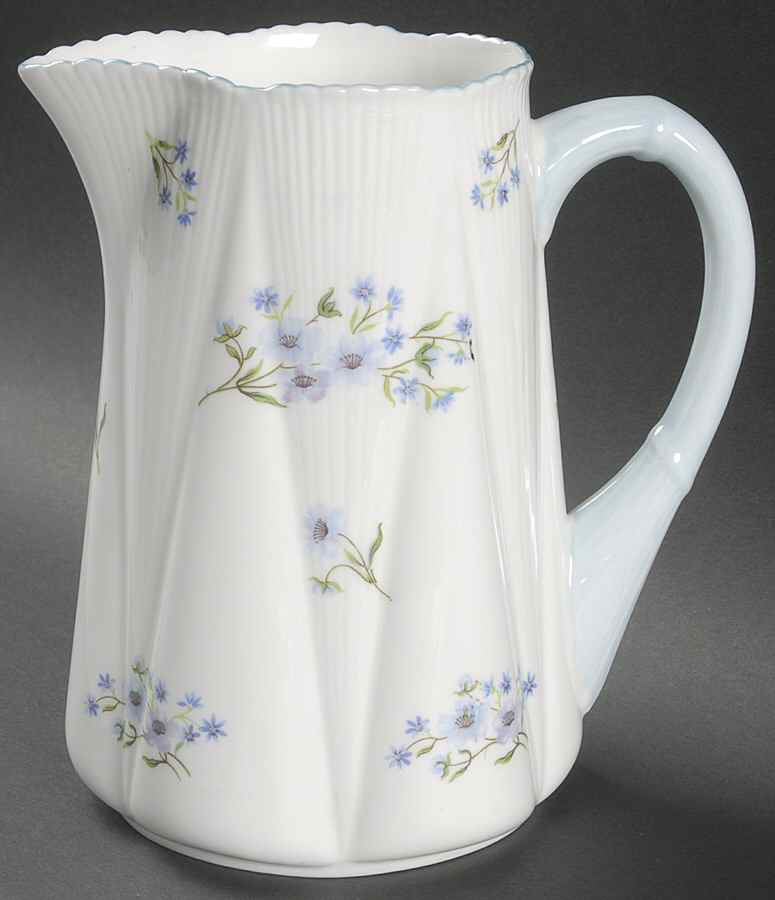 Blue Rock (Dainty Shape) 32 Oz Pitcher by Shelley-1