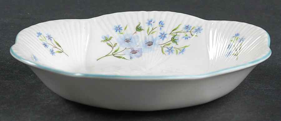 Blue Rock (Dainty Shape) Coupe Cereal Bowl by Shelley-1