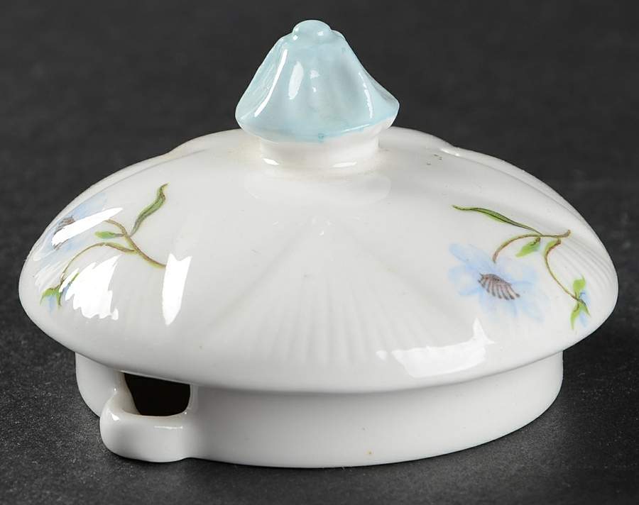 Blue Rock (Dainty Shape) Lid for Coffee Pot by Shelley-1