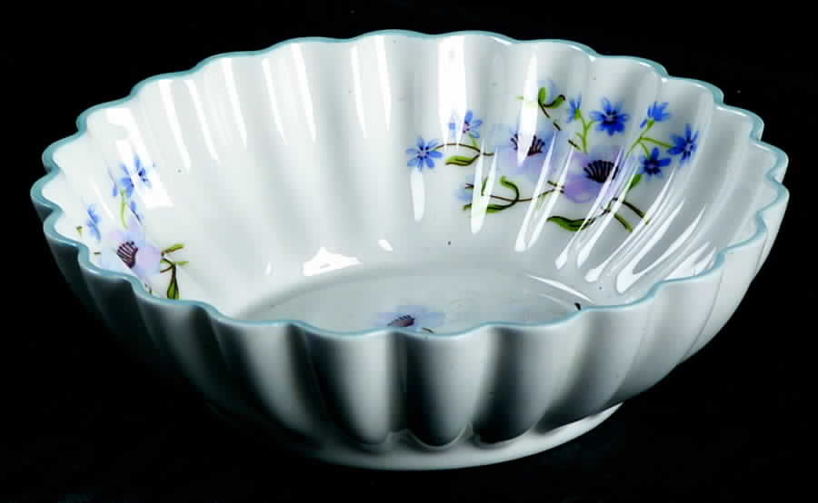Blue Rock (Fluted) Nut Dish by Shelley-1