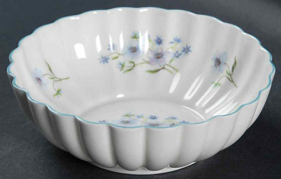 Blue Rock (Fluted) Coupe Cereal Bowl by Shelley-1