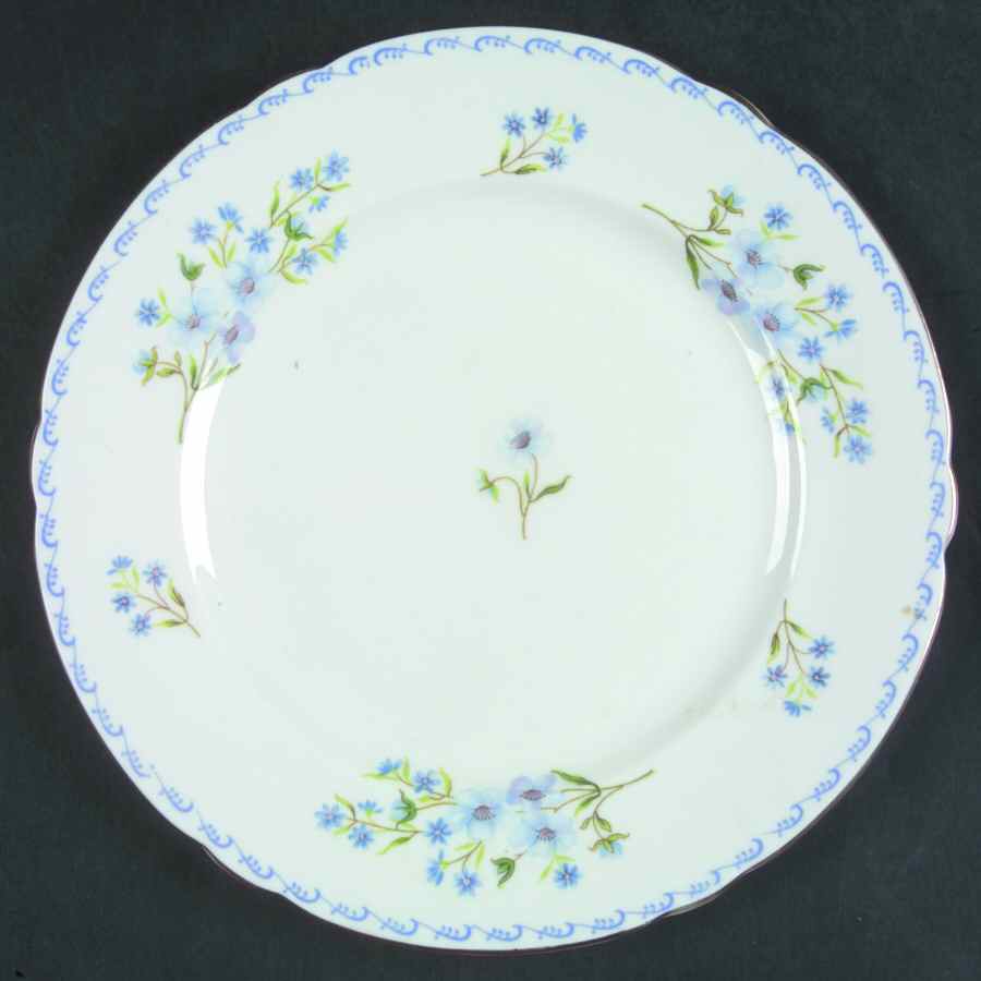 Blue Rock Salad Plate by Shelley-1