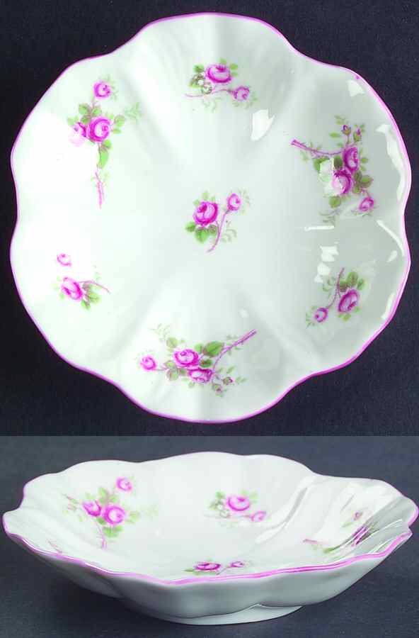 Bridal Rose (Oleander Shape) Nut Dish by Shelley-1