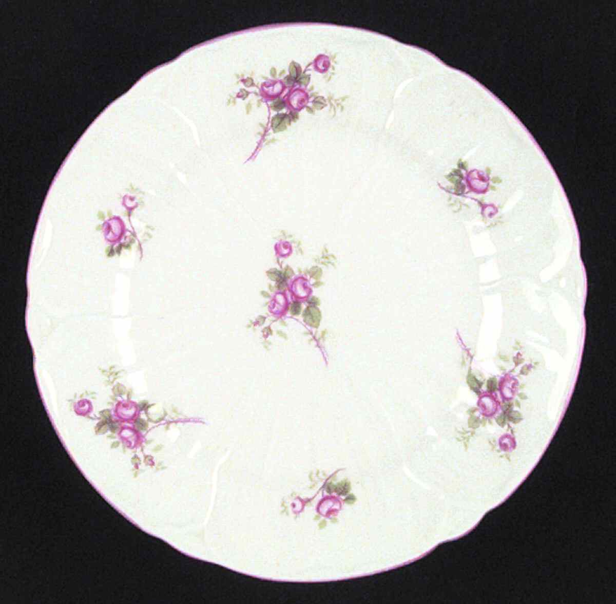 Bridal Rose (Oleander Shape) Bread & Butter Plate by Shelley-1