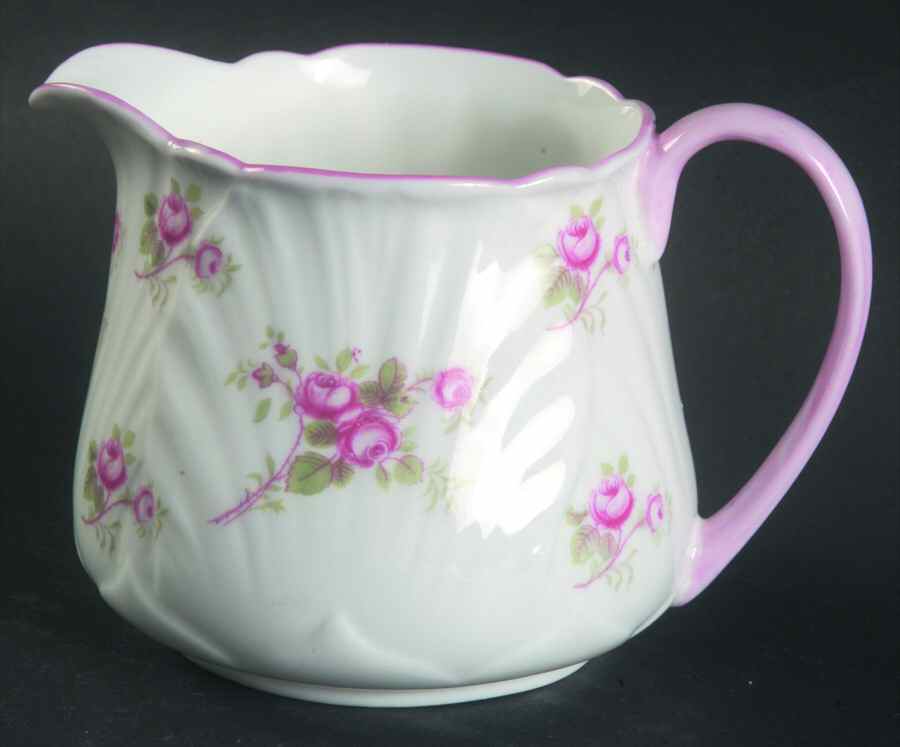 Bridal Rose (Oleander Shape) Mini Creamer by Shelley-1