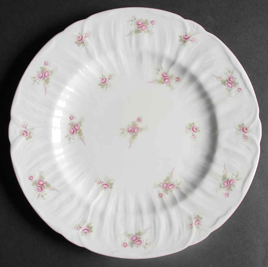 Bridal Rose (Oleander Shape) Dinner Plate by Shelley-1