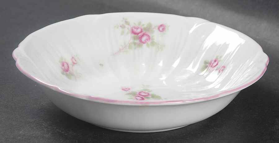 Bridal Rose (Oleander Shape) Fruit/Dessert (Sauce) Bowl by Shelley-1