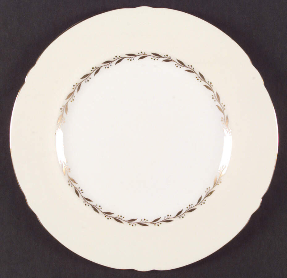 Bridal Wreath Dinner Plate by Shelley-1