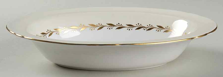 Bridal Wreath 10" Oval Vegetable Bowl by Shelley-1