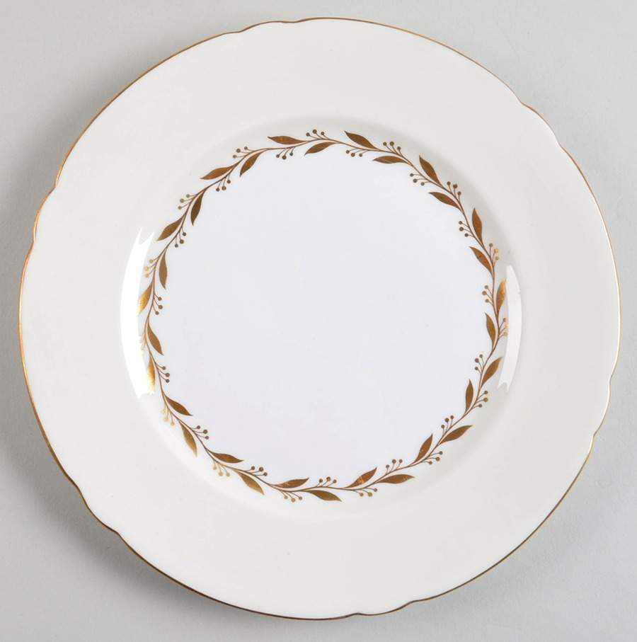 Bridal Wreath Salad Plate by Shelley-1