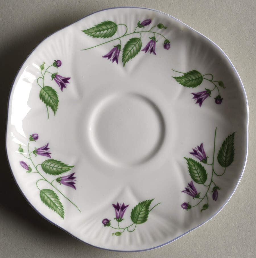 Campanula (Dainty) Saucer by Shelley-1
