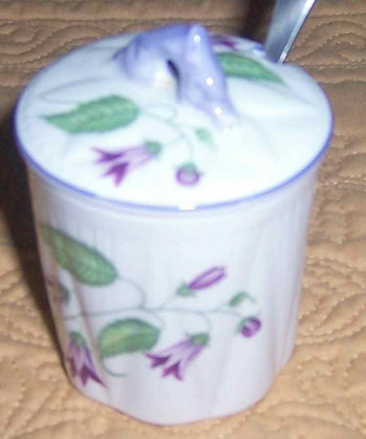 Campanula (Dainty) Jam/Jelly & Lid by Shelley-1