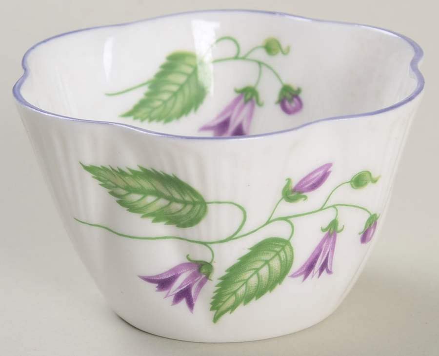 Campanula (Dainty) Individual Open Sugar Bowl by Shelley-1
