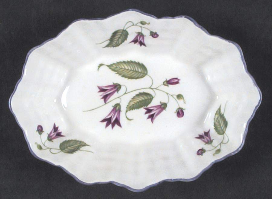 Campanula (Dainty) 5" Oval Nut Dish by Shelley-1
