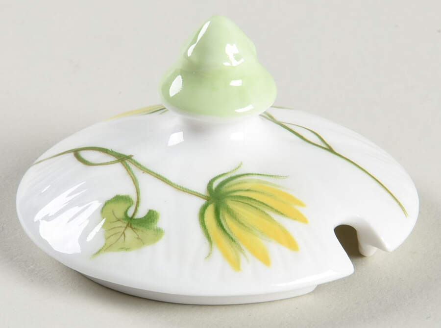 Celandine Lid for Mustard Jar by Shelley-1