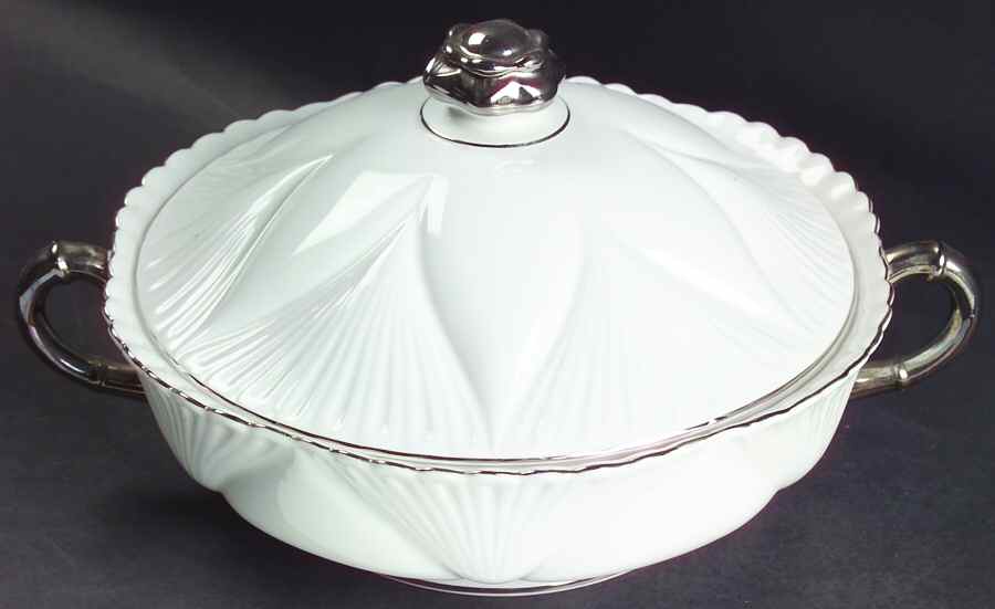 Claire De Lune Round Covered Vegetable by Shelley-1