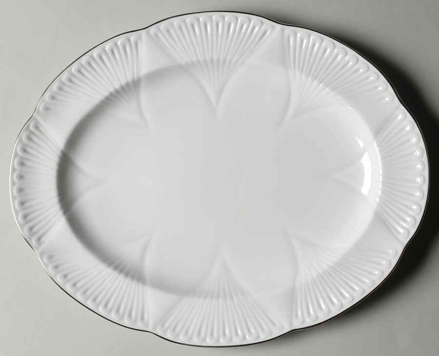 Claire De Lune 12" Oval Serving Platter by Shelley-1