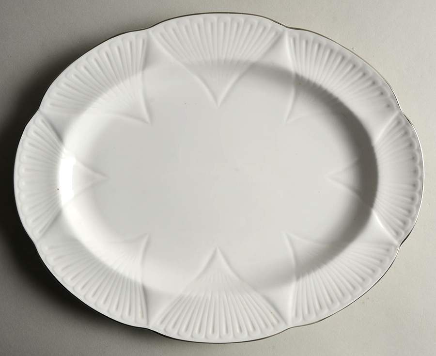 Claire De Lune 13" Oval Serving Platter by Shelley-1