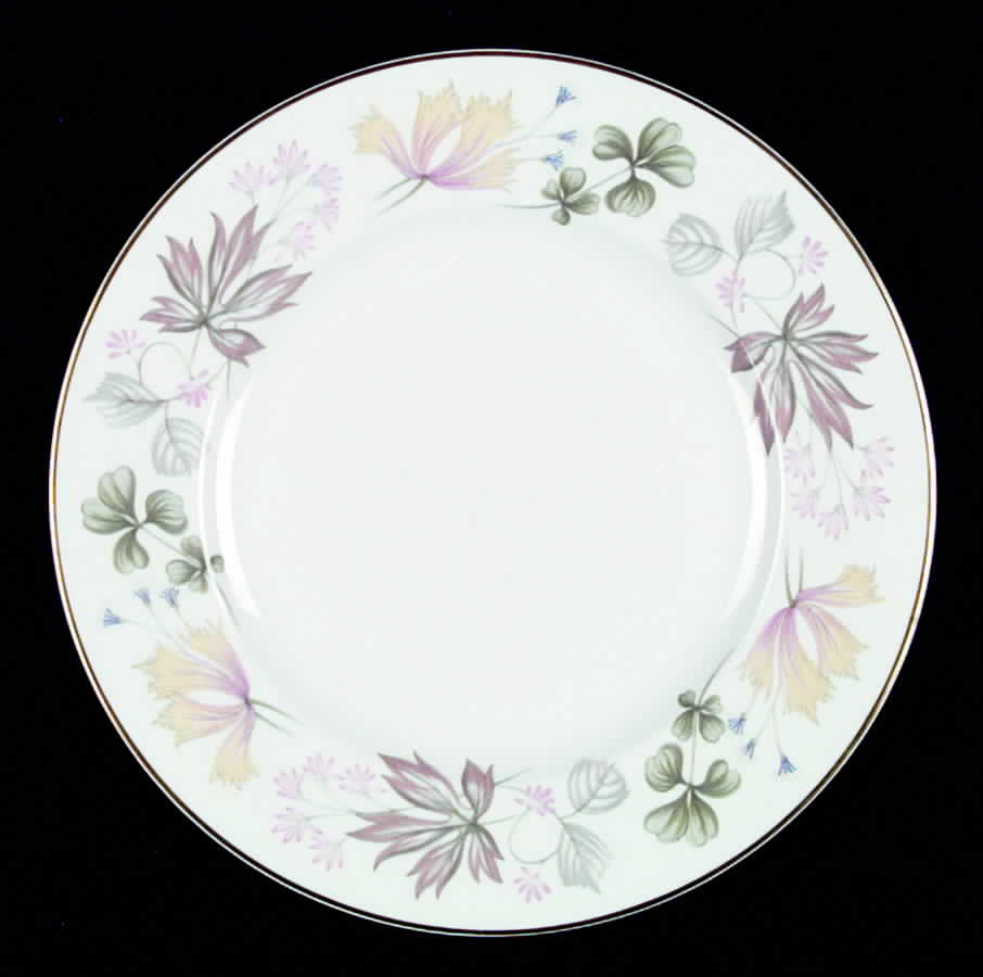 Columbine (Smooth) Dinner Plate by Shelley-1