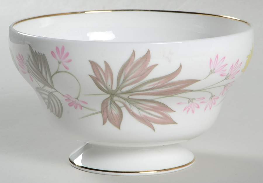 Columbine (Smooth) Open Sugar Bowl by Shelley-1