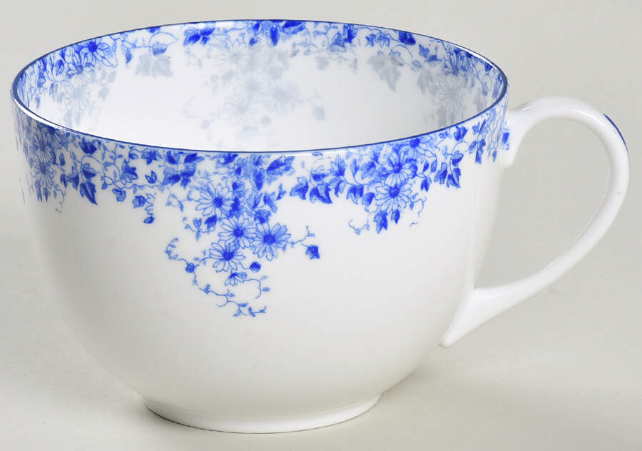 Dainty Blue Oversized Cup by Shelley-1