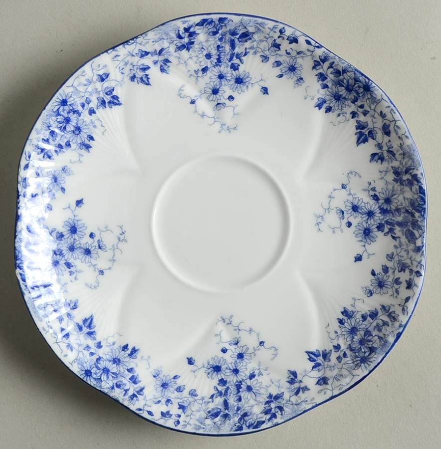 Dainty Blue Saucer by Shelley-1