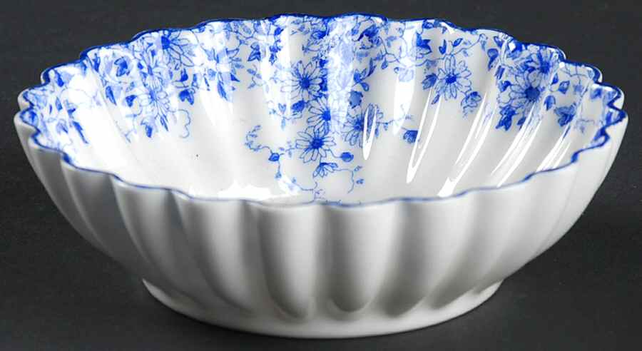 Dainty Blue Nut Dish by Shelley-1
