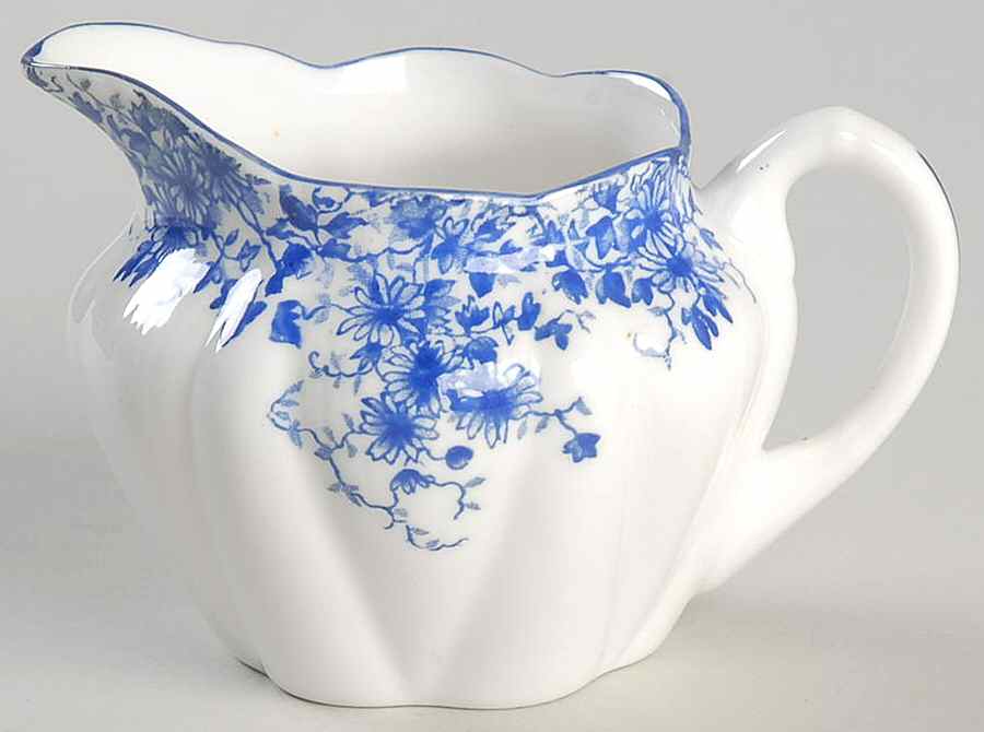 Dainty Blue Individual Creamer by Shelley-1