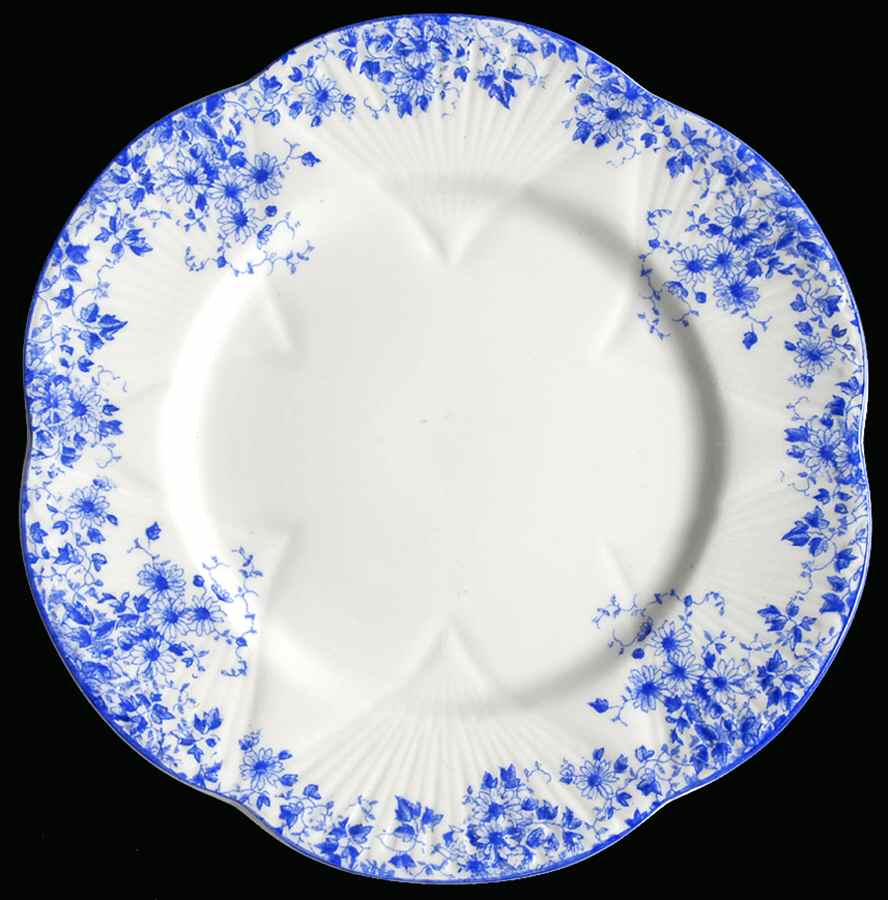 Dainty Blue Bread & Butter Plate by Shelley-1
