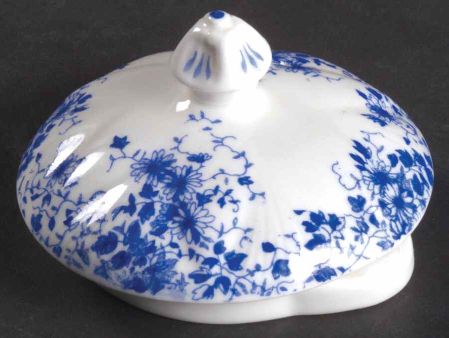 Dainty Blue Lid for Coffee Pot by Shelley-1
