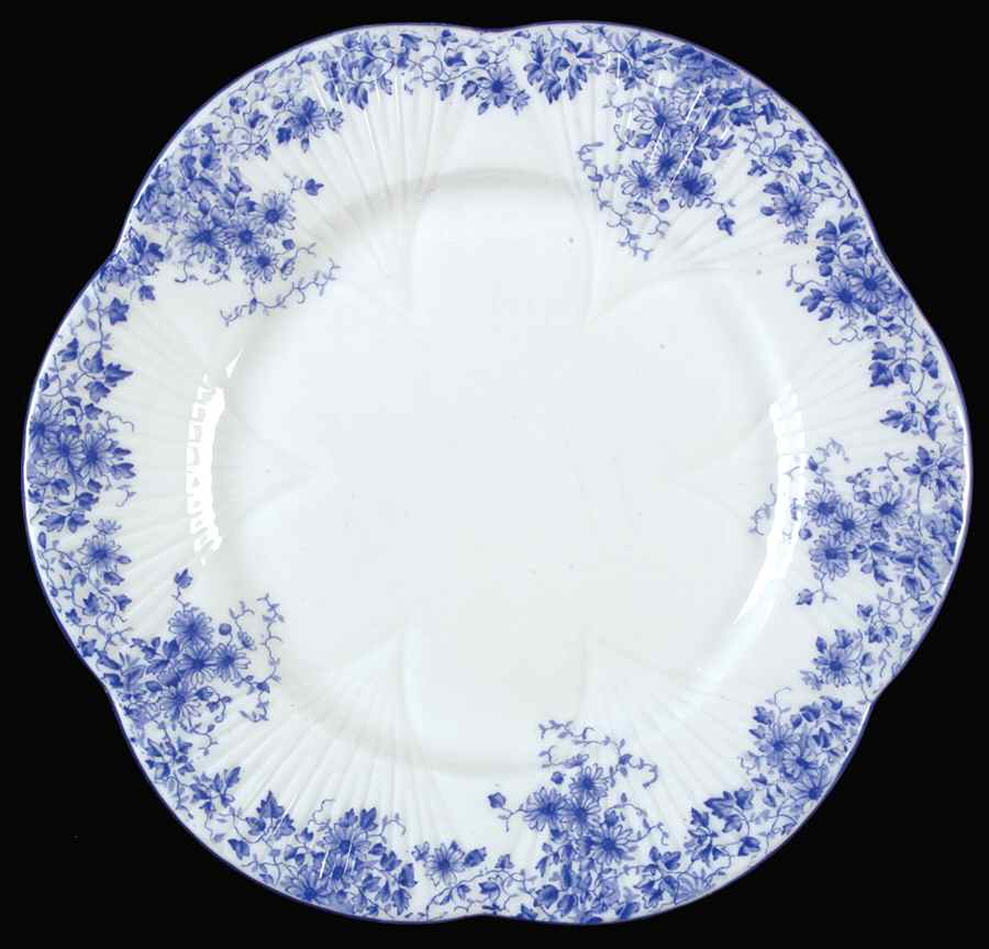 Dainty Blue Salad Plate by Shelley-1