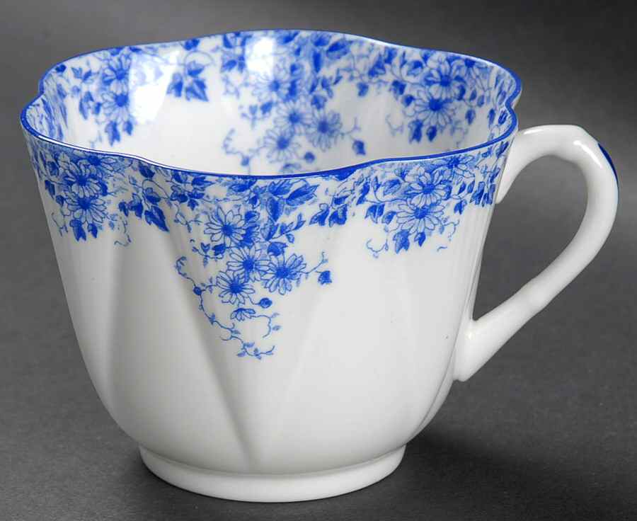 Dainty Blue Oversized Cup by Shelley-1