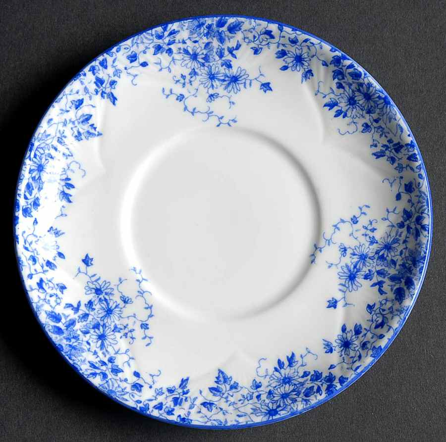 Dainty Blue Mustard Underplate by Shelley-1
